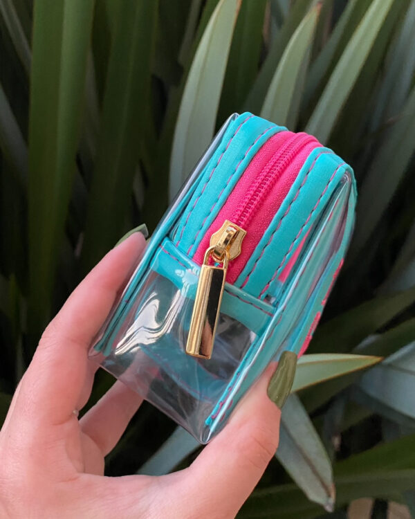 Necessaire Mini - Tiffany + Pink - Imagem 2