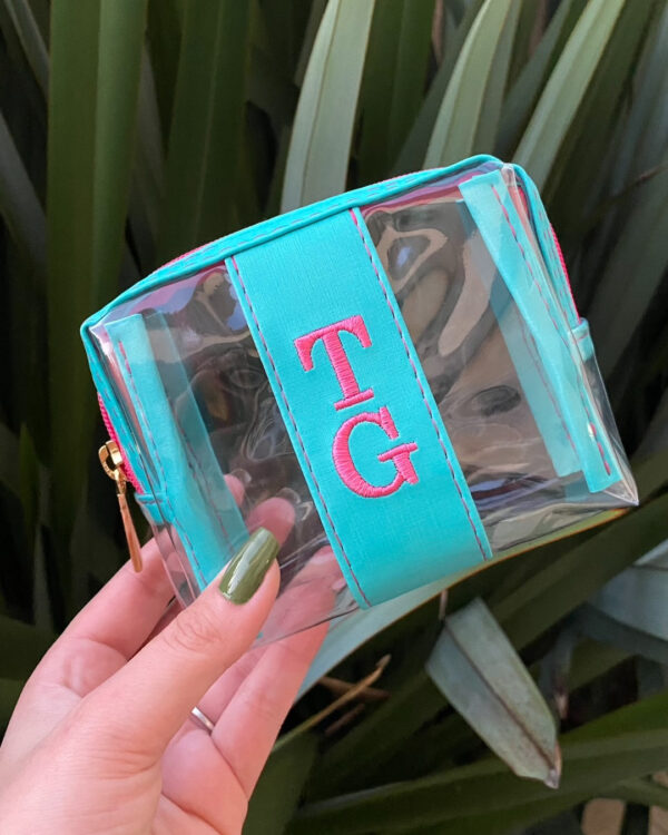 Necessaire Mini - Tiffany + Pink