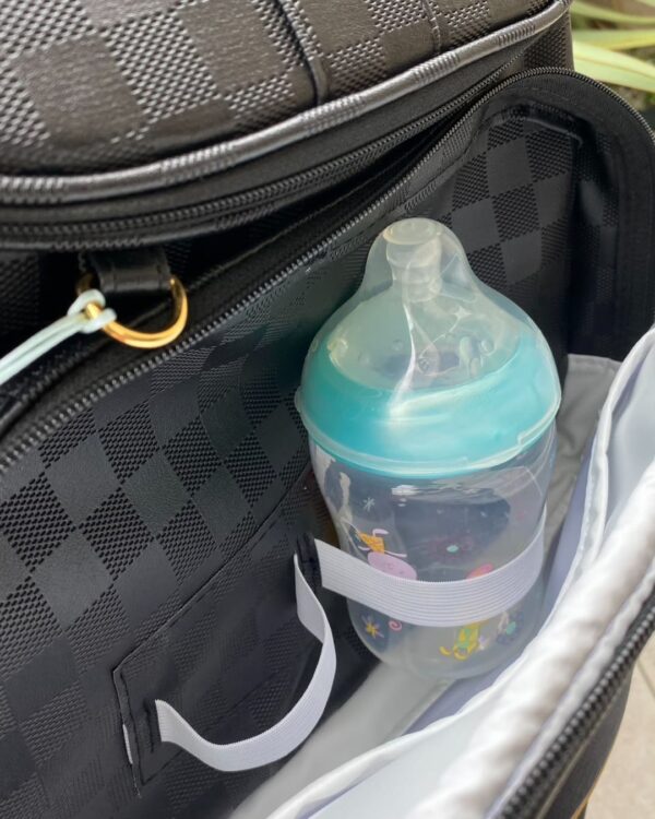 Mochila 2 em 1 - Preto LV + Caramelo - Imagem 4