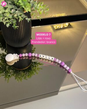 Prendedor de silicone personalizado