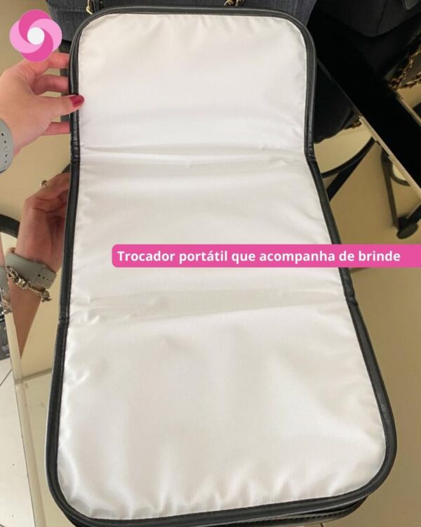 Bolsa Vegas - Linho preto com preto absoluto - Imagem 5