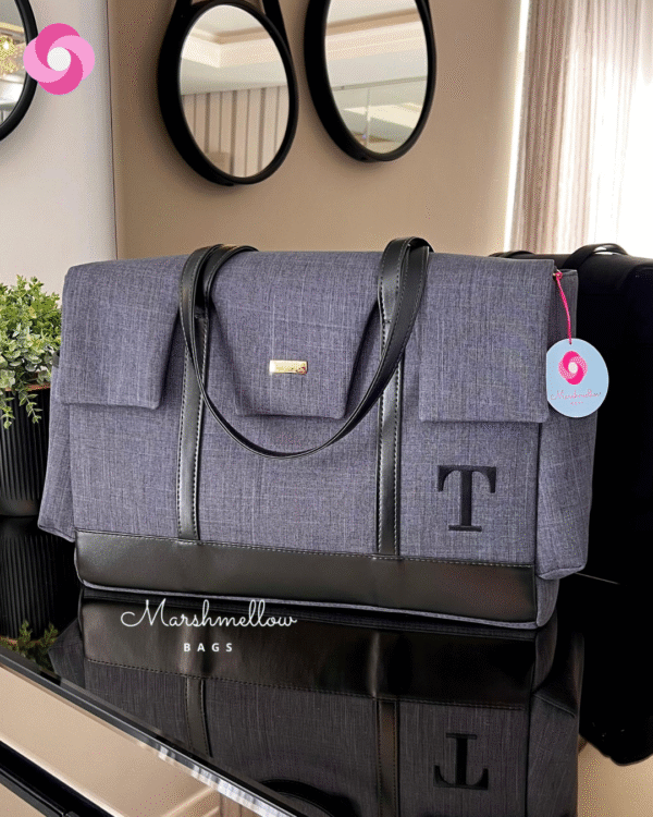 Bolsa Milano - Linho Preto