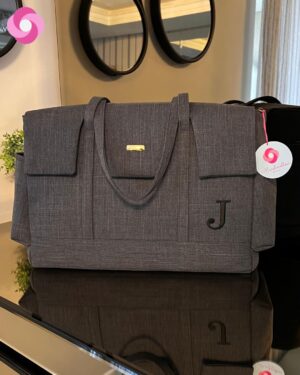 Bolsa Milano – Linho Preto