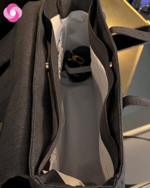 Bolsa Milano – Linho Preto