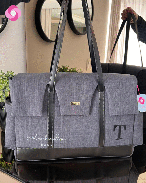 Bolsa Milano - Linho Preto - Imagem 2