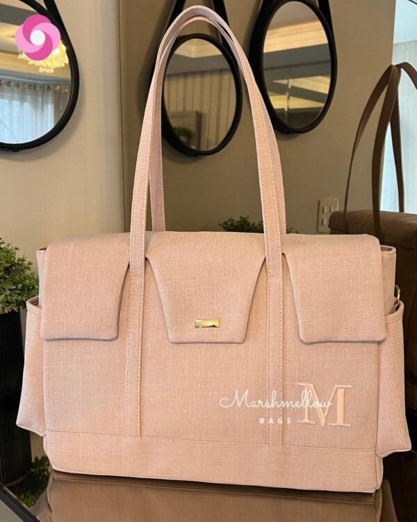 Bolsa Milano - Linho Rosê