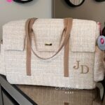 Bolsa Milano - Tweed com Bege