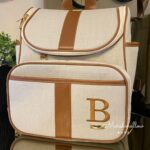 Mochila 2 em 1 - Bege com Caramelo