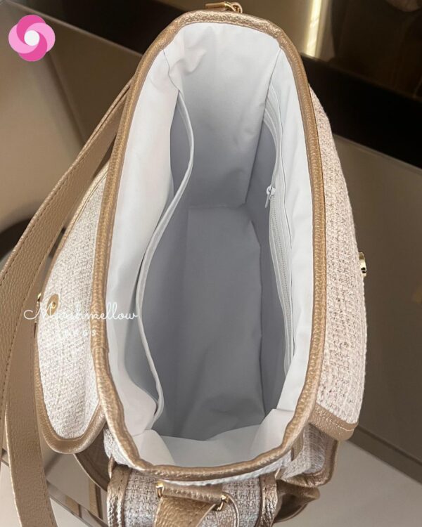 Bolsa Chanel Mini - Linho Preto - Imagem 2