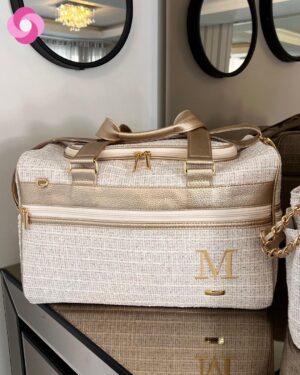 Mala Madison – Tweed + Dourado