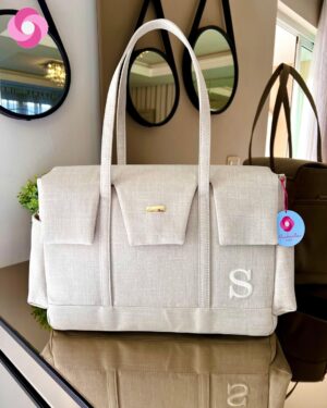 Bolsa Milano – Linho Cru