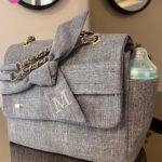 Bolsa Vegas – Laço de Fita – Cinza Chumbo