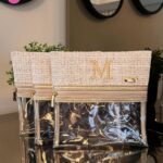 Kit Trio Organizadores de Looks Mini - Tweed + Dourado