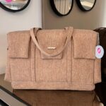 Bolsa maternidade Milano - Linho Capuccino