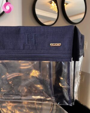Kit Trio Organizadores de Looks Baby – Linho Azul Marinho